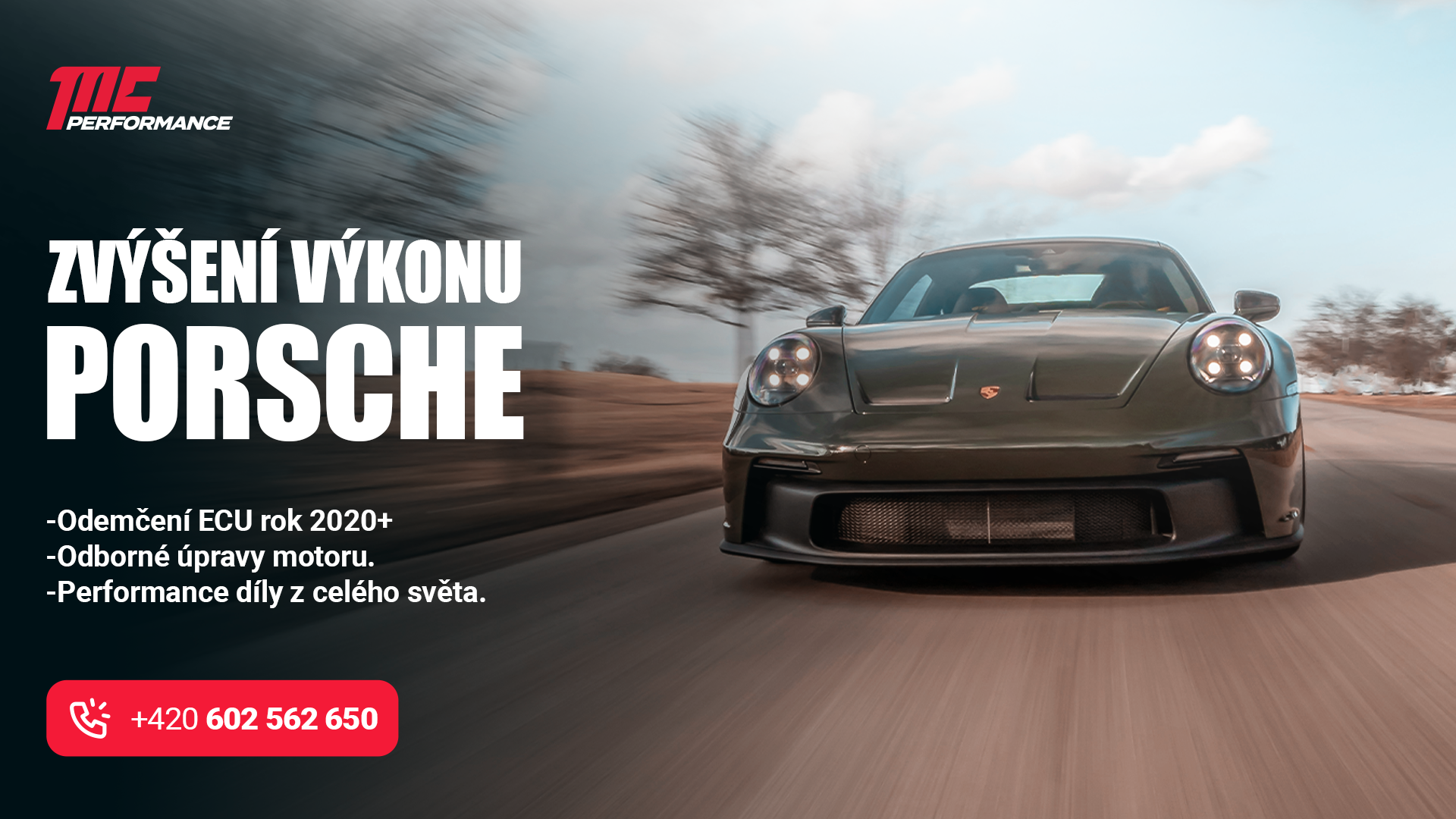Zvýšení výkonu Porsche